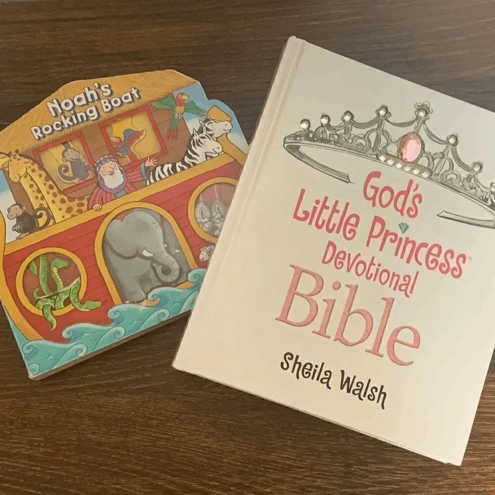 God's Little Princess Devotional Bible and Noah's Ark Book